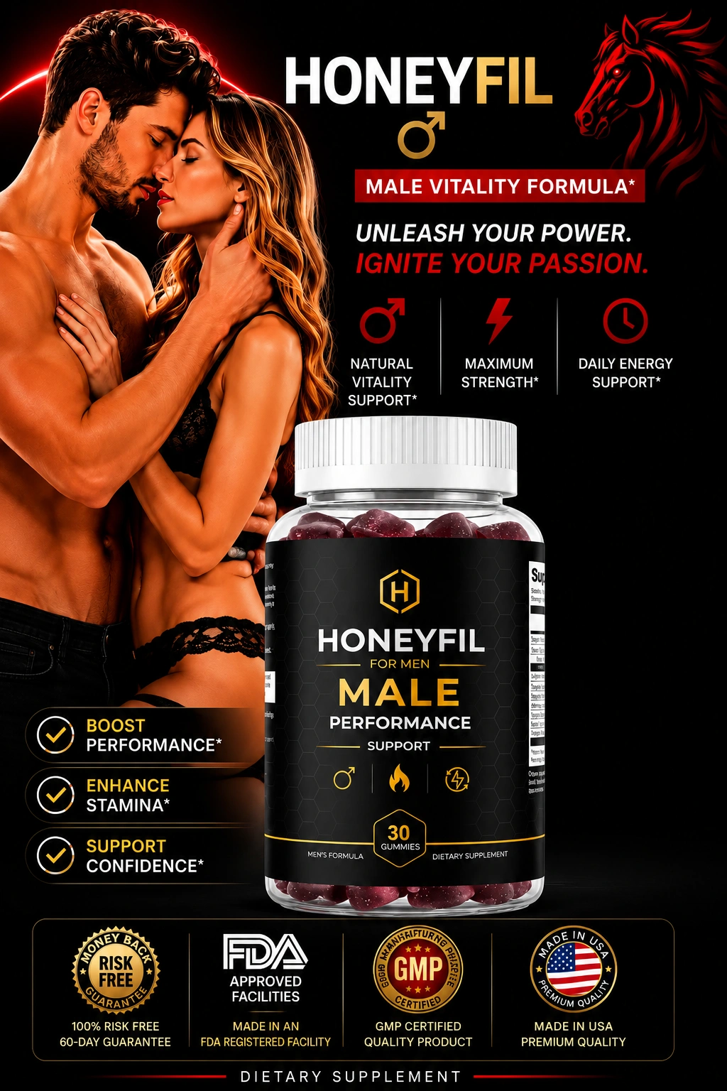 Honeyfil Official Men's Vitality Supplement
